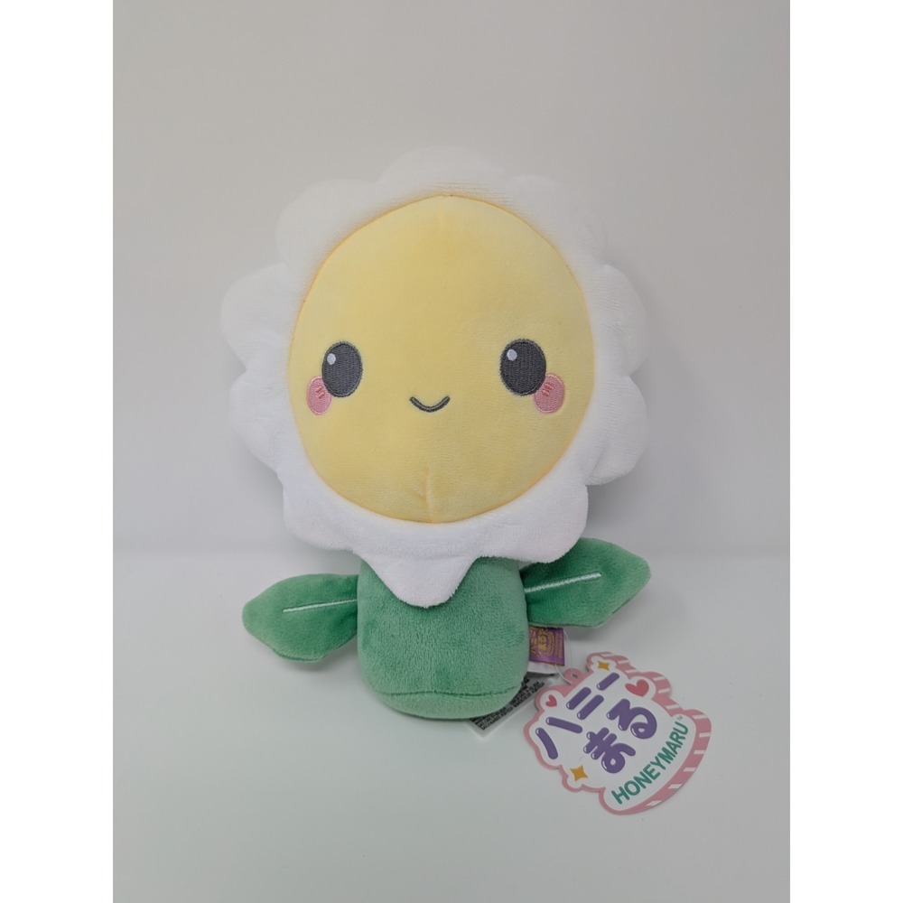 Honeymaru Plush Flower Daisy Bin Kawaii Anthropomorphic Cutesy Stuffed Toy 10"